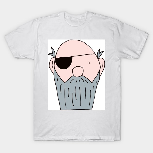 Bearded dude T-Shirt by Jonesyinc